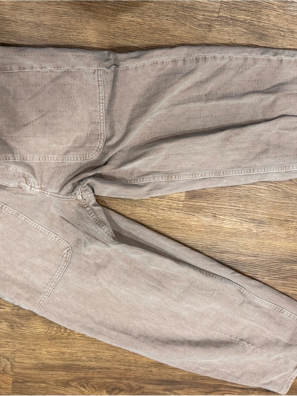 Women's High-Rise Easy Barrel Leg Jeans - Universal Thread™ Beige 8